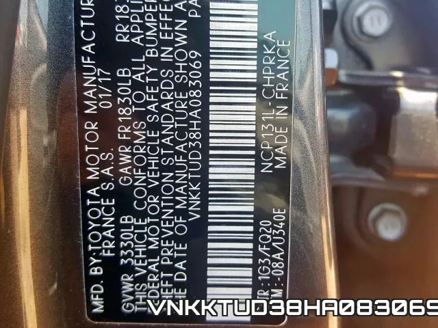 VNKKTUD38HA083069 фото 2