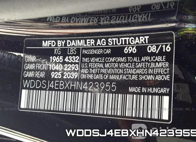 WDDSJ4EBXHN423955 фото 9