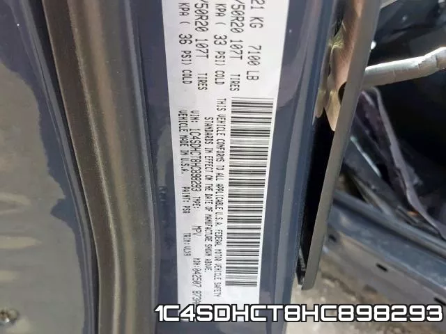 1C4SDHCT8HC898293 фото 2