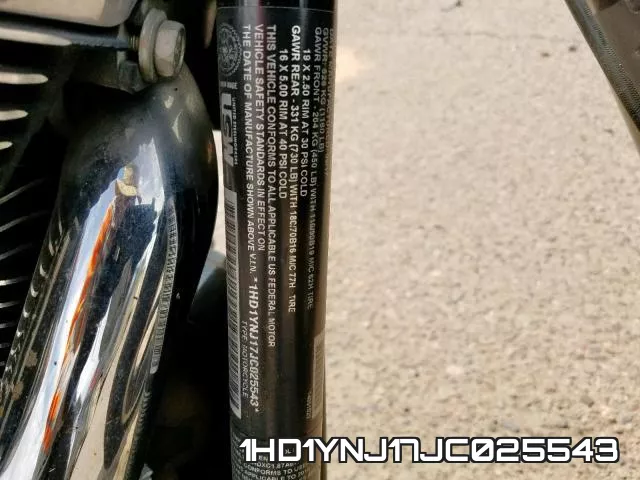 1HD1YNJ17JC025543 фото 2