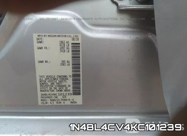 1N4BL4CV4KC101239 фото 10