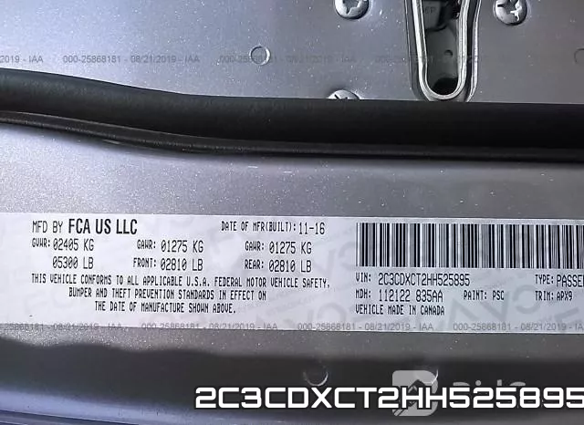 2C3CDXCT2HH525895 фото 10