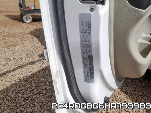 2C4RDGBG6HR793983 фото 2