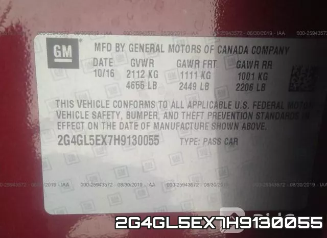 2G4GL5EX7H9130055 фото 10
