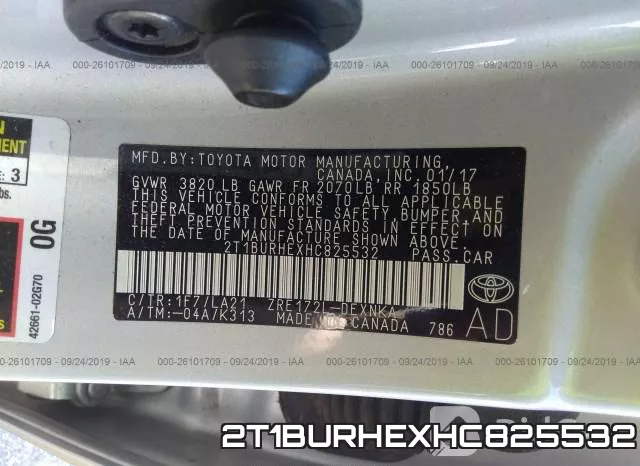 2T1BURHEXHC825532 фото 10