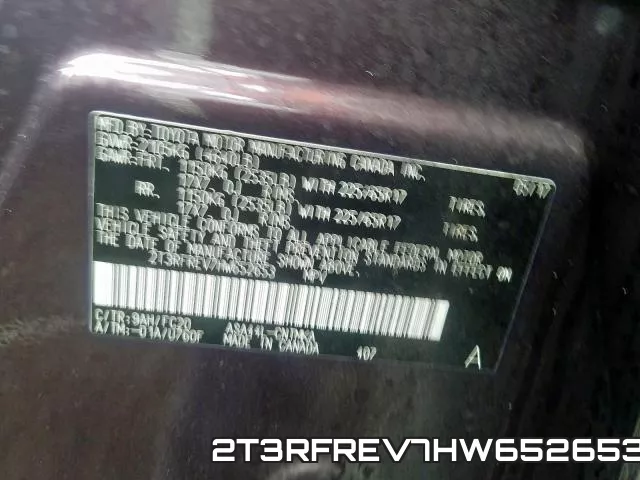 2T3RFREV7HW652653 фото 2