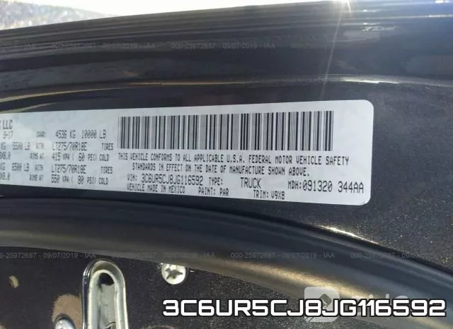 3C6UR5CJ8JG116592 фото 9