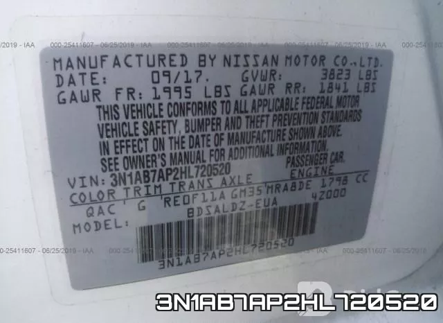 3N1AB7AP2HL720520 фото 10