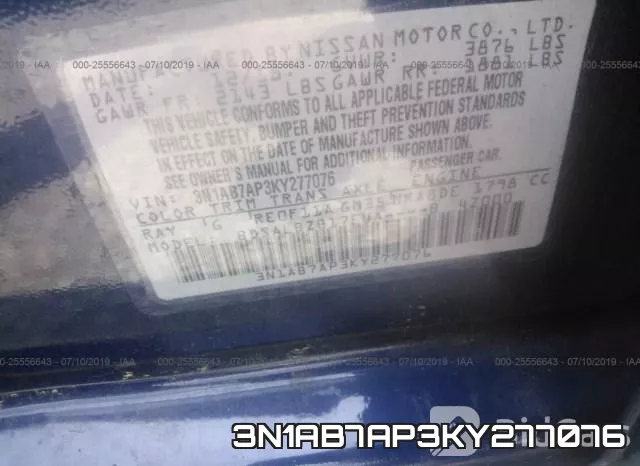 3N1AB7AP3KY277076 фото 10