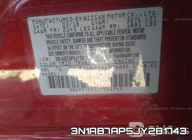 3N1AB7AP5JY281743 фото 10