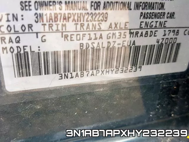 3N1AB7APXHY232239 фото 2