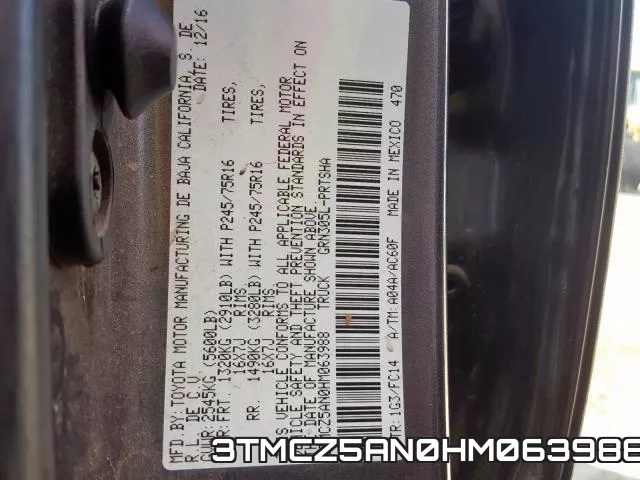 3TMCZ5AN0HM063988 фото 2