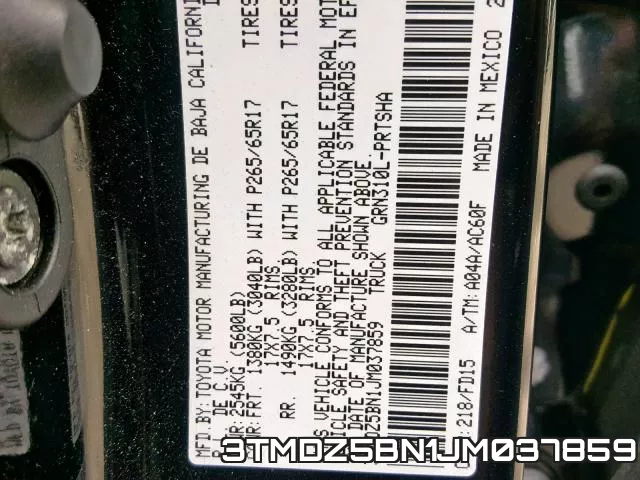 3TMDZ5BN1JM037859 фото 2