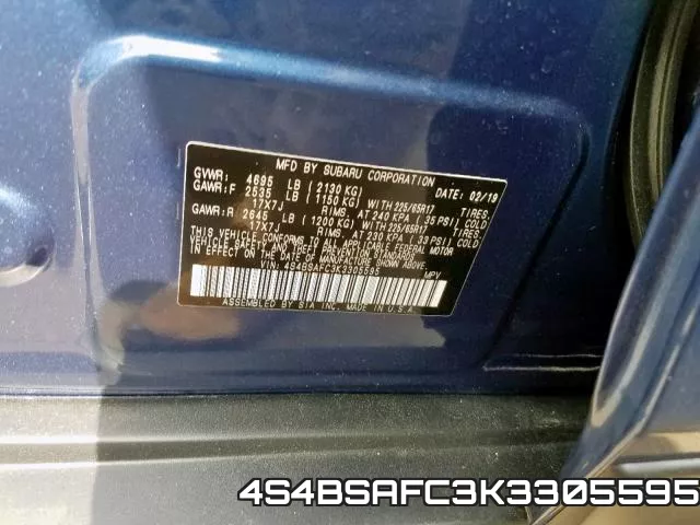 4S4BSAFC3K3305595 фото 2