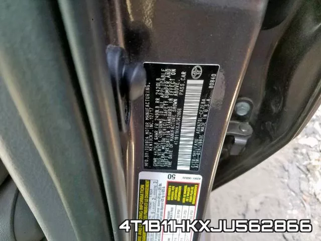 4T1B11HKXJU562866 фото 2