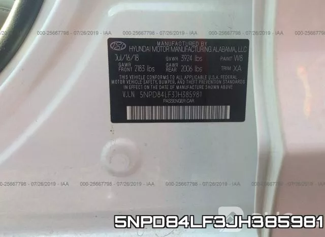 5NPD84LF3JH385981 фото 10
