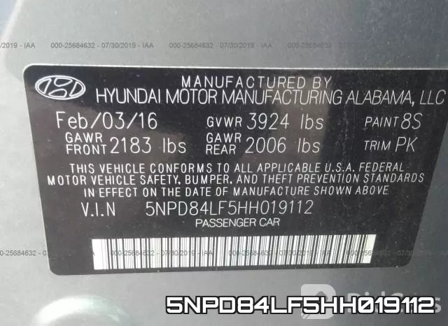 5NPD84LF5HH019112 фото 10