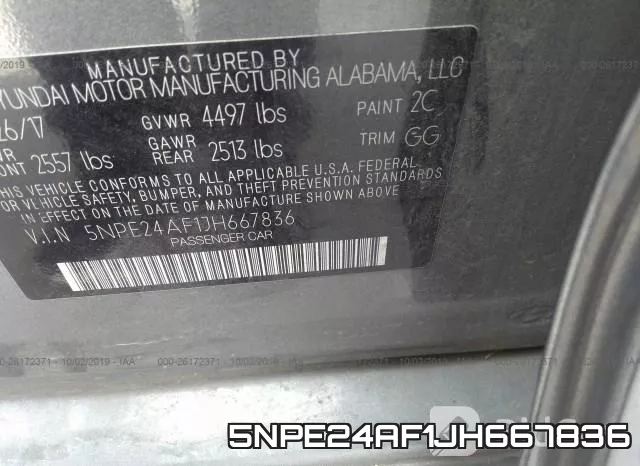 5NPE24AF1JH667836 фото 10