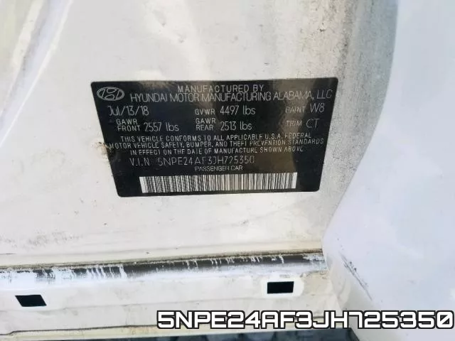 5NPE24AF3JH725350 фото 2