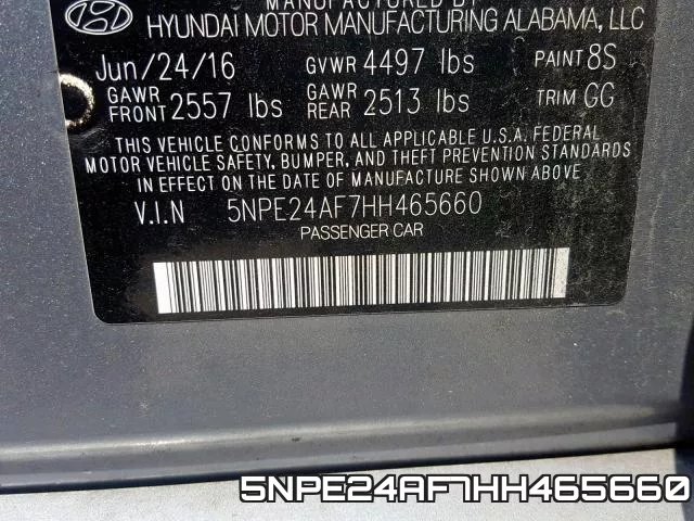 5NPE24AF7HH465660 фото 2
