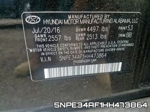 5NPE34AF1HH473864 фото 2