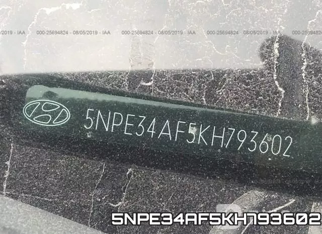 5NPE34AF5KH793602 фото 7