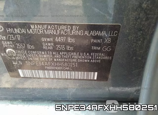 5NPE34AFXHH580251 фото 10