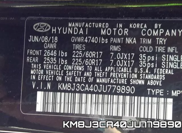KM8J3CA40JU779890 фото 10
