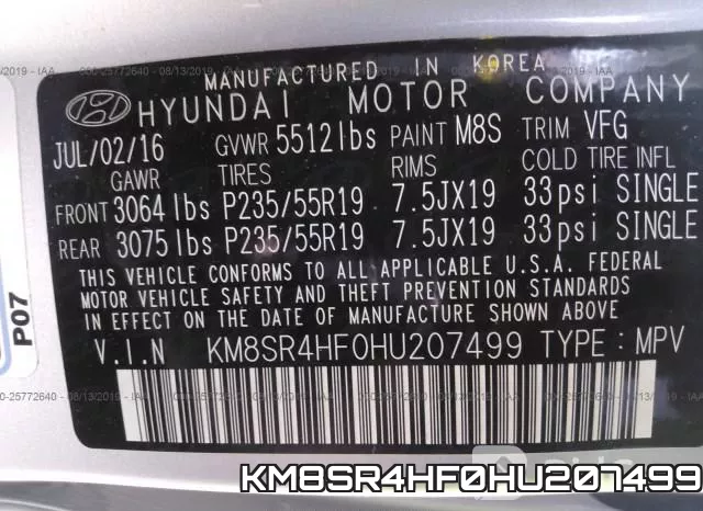 KM8SR4HF0HU207499 фото 10