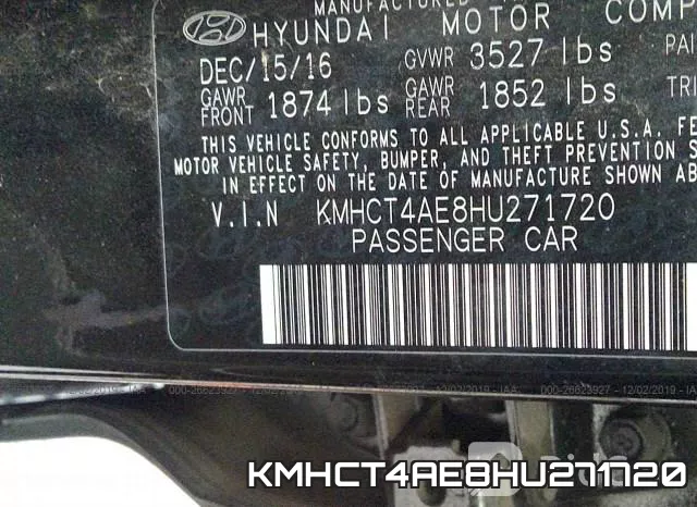 KMHCT4AE8HU271720 фото 10