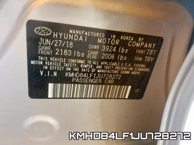 KMHD84LF1JU728272 фото 2
