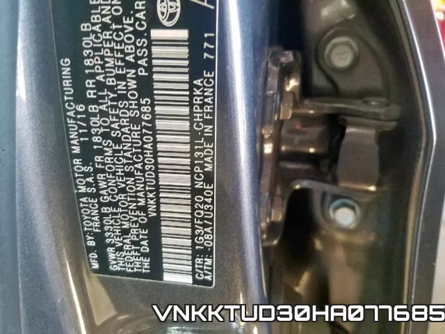 VNKKTUD30HA077685 фото 2