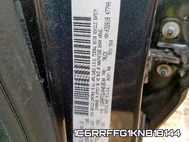 1C6RRFFG1KN818144 фото 2