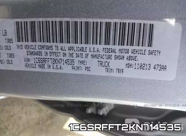 1C6SRFFT2KN714535 фото 10