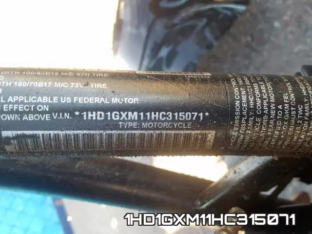1HD1GXM11HC315071 фото 2