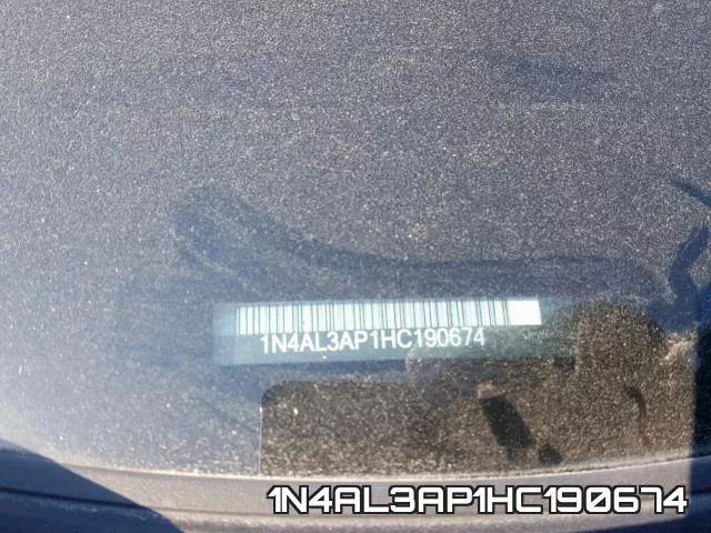 1N4AL3AP1HC190674 фото 2