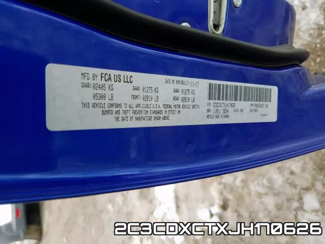 2C3CDXCTXJH170626 фото 2
