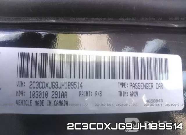 2C3CDXJG9JH189514 фото 10