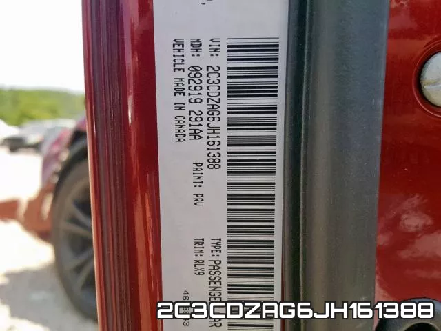 2C3CDZAG6JH161388 фото 2