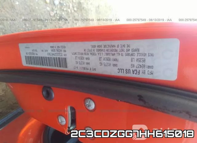 2C3CDZGG7HH615018 фото 9