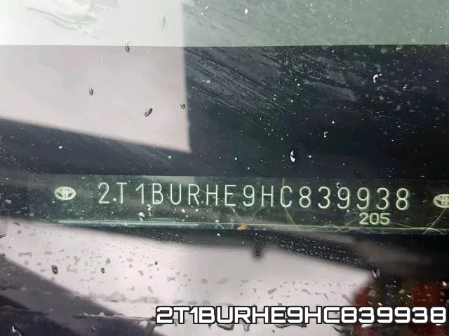2T1BURHE9HC839938 фото 2