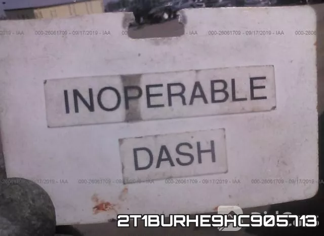 2T1BURHE9HC905713 фото 8