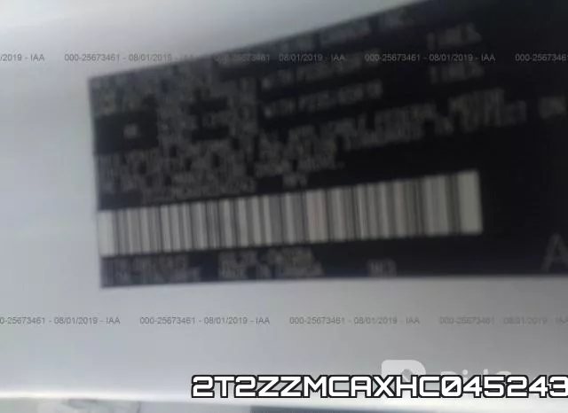 2T2ZZMCAXHC045243 фото 10