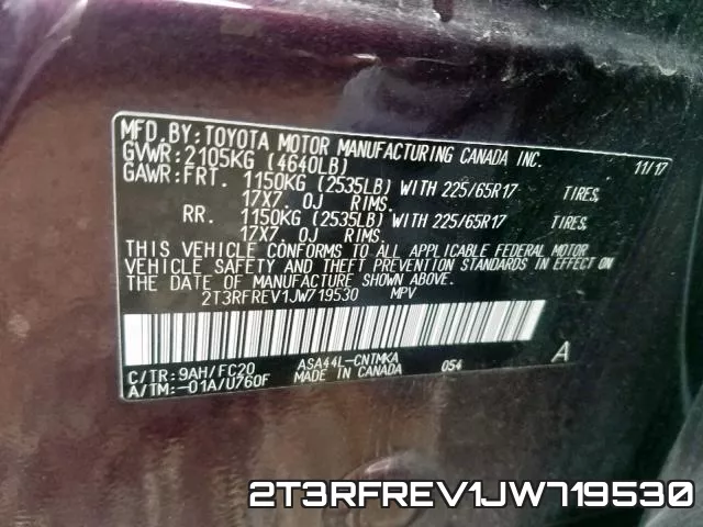 2T3RFREV1JW719530 фото 2