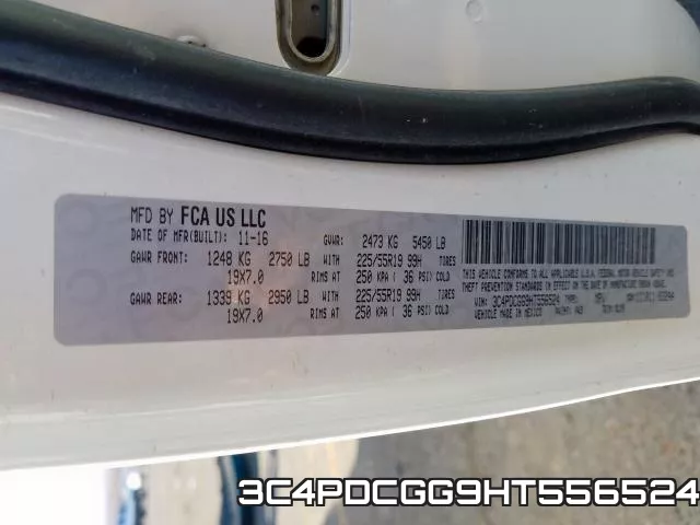 3C4PDCGG9HT556524 фото 2