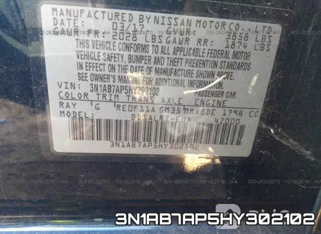 3N1AB7AP5HY302102 фото 10