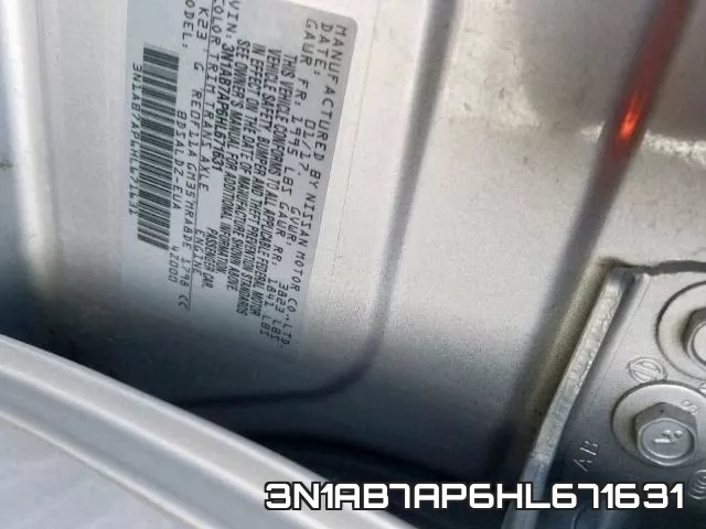3N1AB7AP6HL671631 фото 2