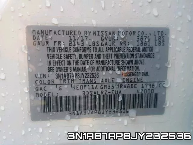 3N1AB7AP8JY232536 фото 2
