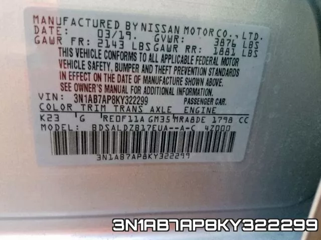 3N1AB7AP8KY322299 фото 2