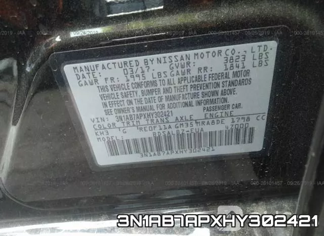 3N1AB7APXHY302421 фото 10